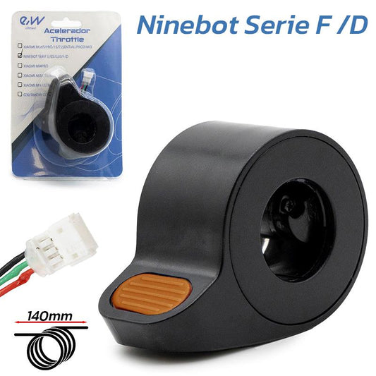 Acelerador Ninebot Serie F y D naranja - Conector JST ZH