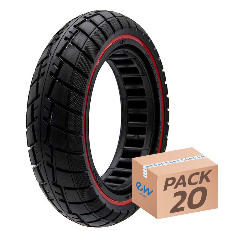 Rueda maciza ultraligera offroad linea roja 60/70-6,5/B44 [Ewheel] - 20uds