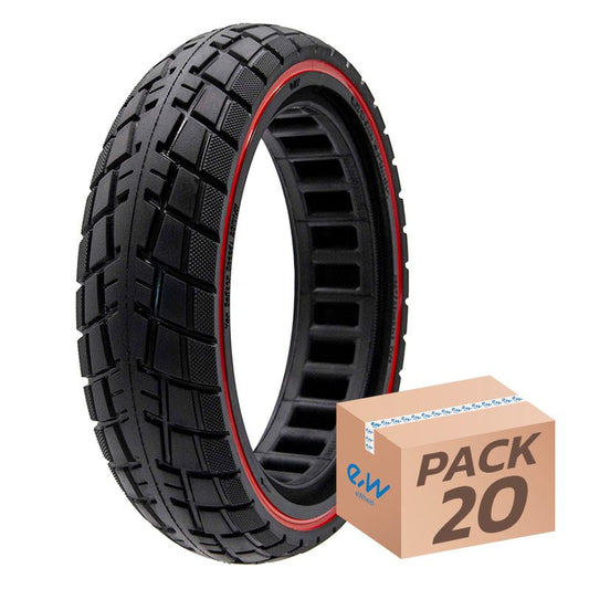 Rueda maciza ultraligera 8,5x2-6,1/B34 offroad linea roja [Ewheel] - 20uds