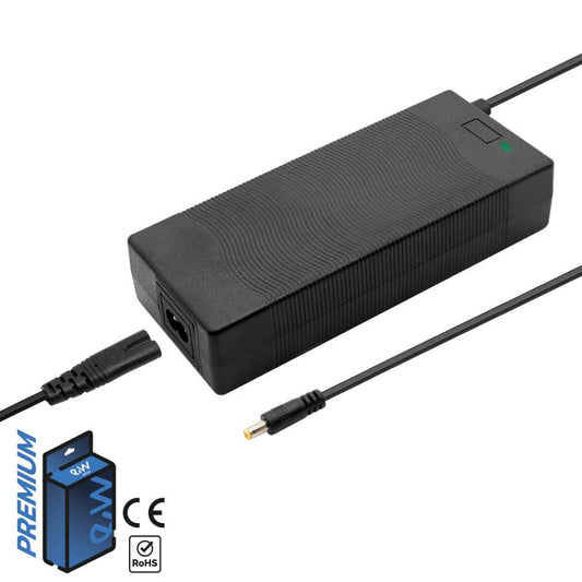 Cargador premium 48V (salida 54,6v) 2A conector DC 5,5x2,1mm